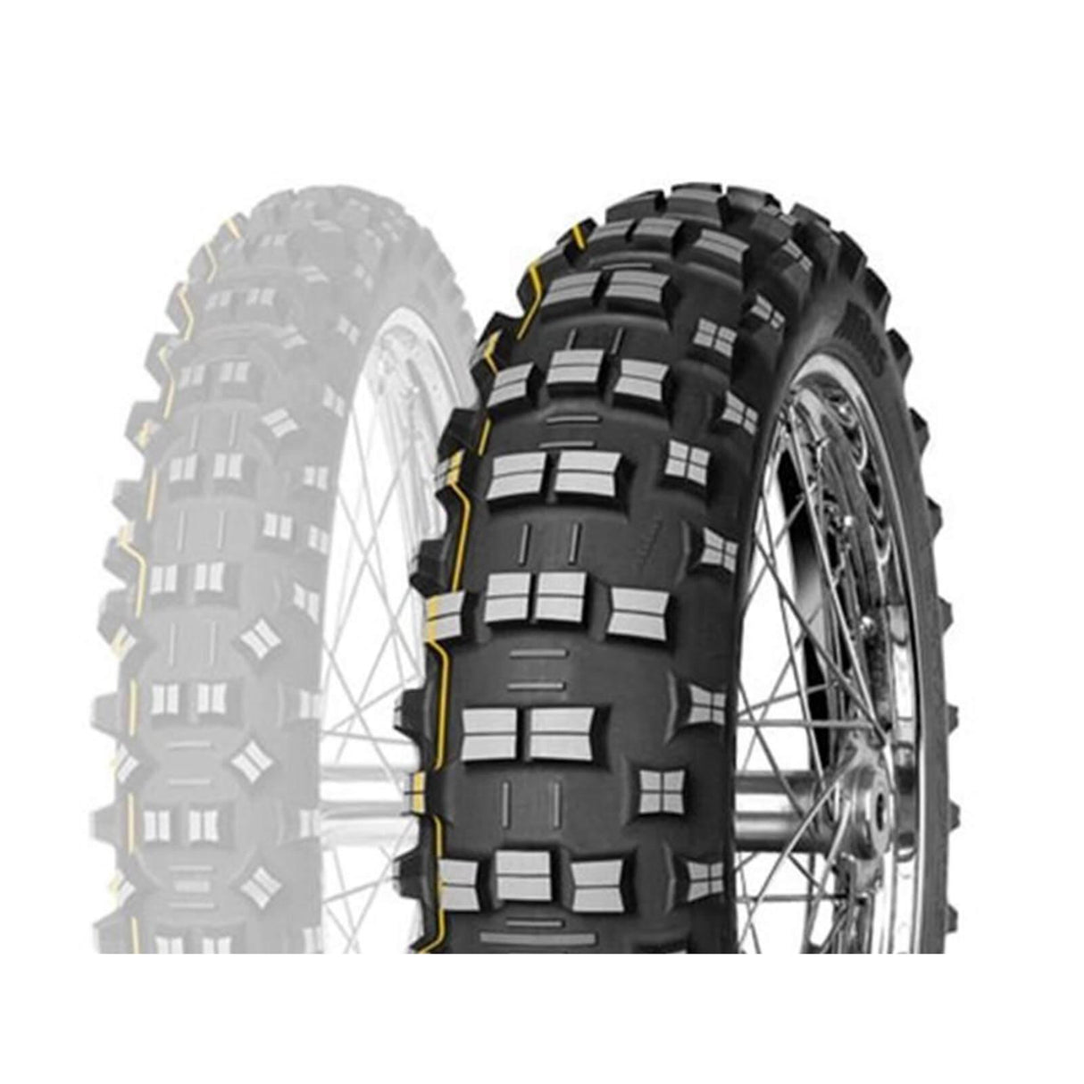 120/90-18 65R Terra Force EF Super Yellow Stripe Mitas Rear Tyre - GEO Tyres Online