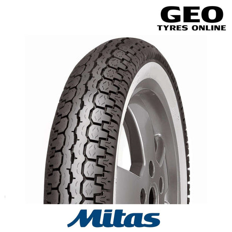 Mitas Scooter Tyre 3.50-10 B14 Classic White Wall