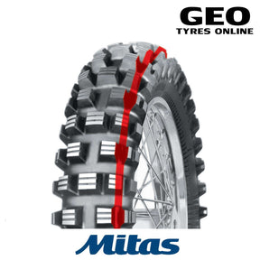 130/80-17 C02 Stoneking Reinf. Mitas Rear Tyre