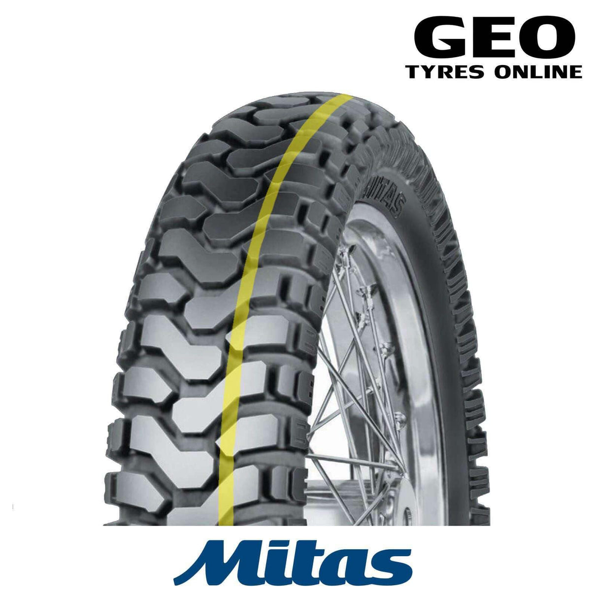 140/80-18 E07D (DAKAR) Mitas Dual Sport Rear Tyre - GEO Tyres Online