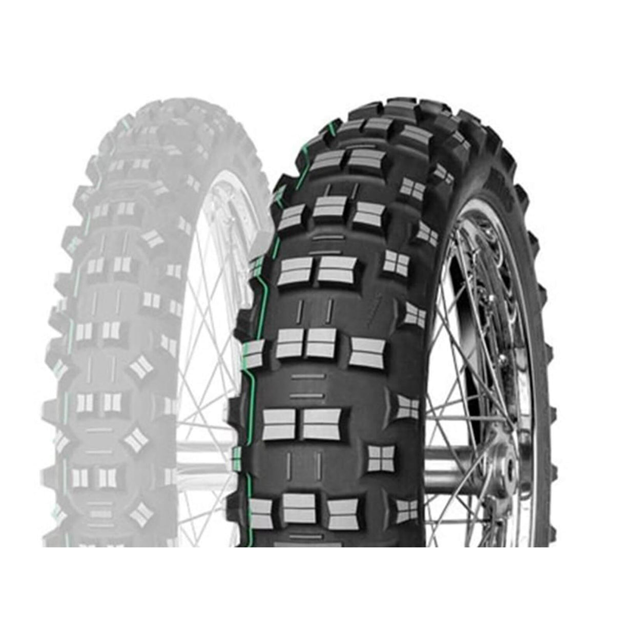 140/80-18 70M Terra Force EF Super Light Green Stripe Mitas Rear Tyre - GEO Tyres Online
