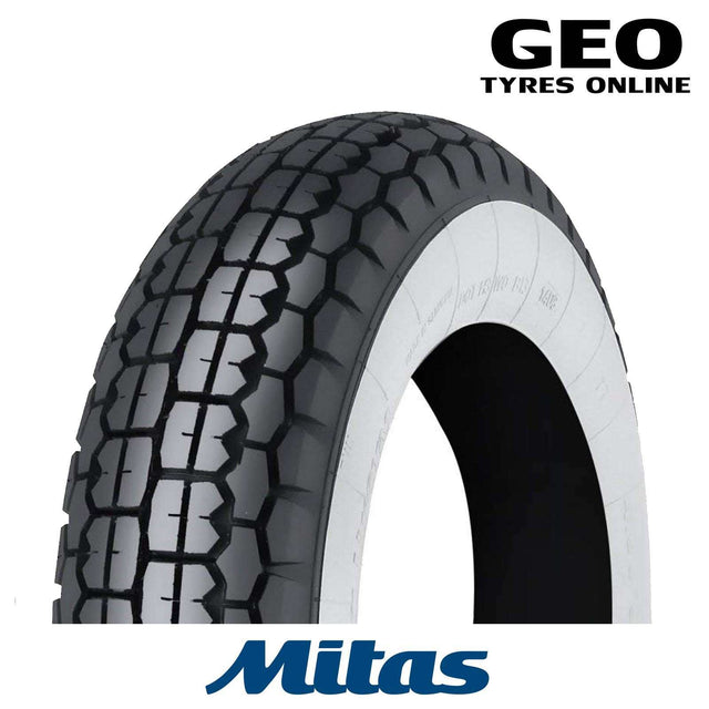 Mitas Scooter Tyre 3.50-8 B13 Classic White Wall
