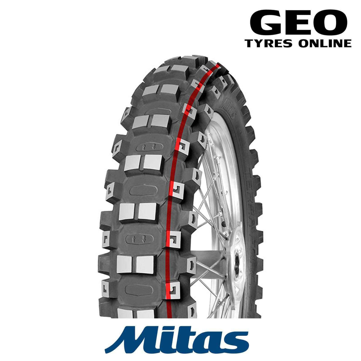 100/100-18 Terra Force-MX Mid/Hard Mitas Rear Tyre - GEO Tyres Online